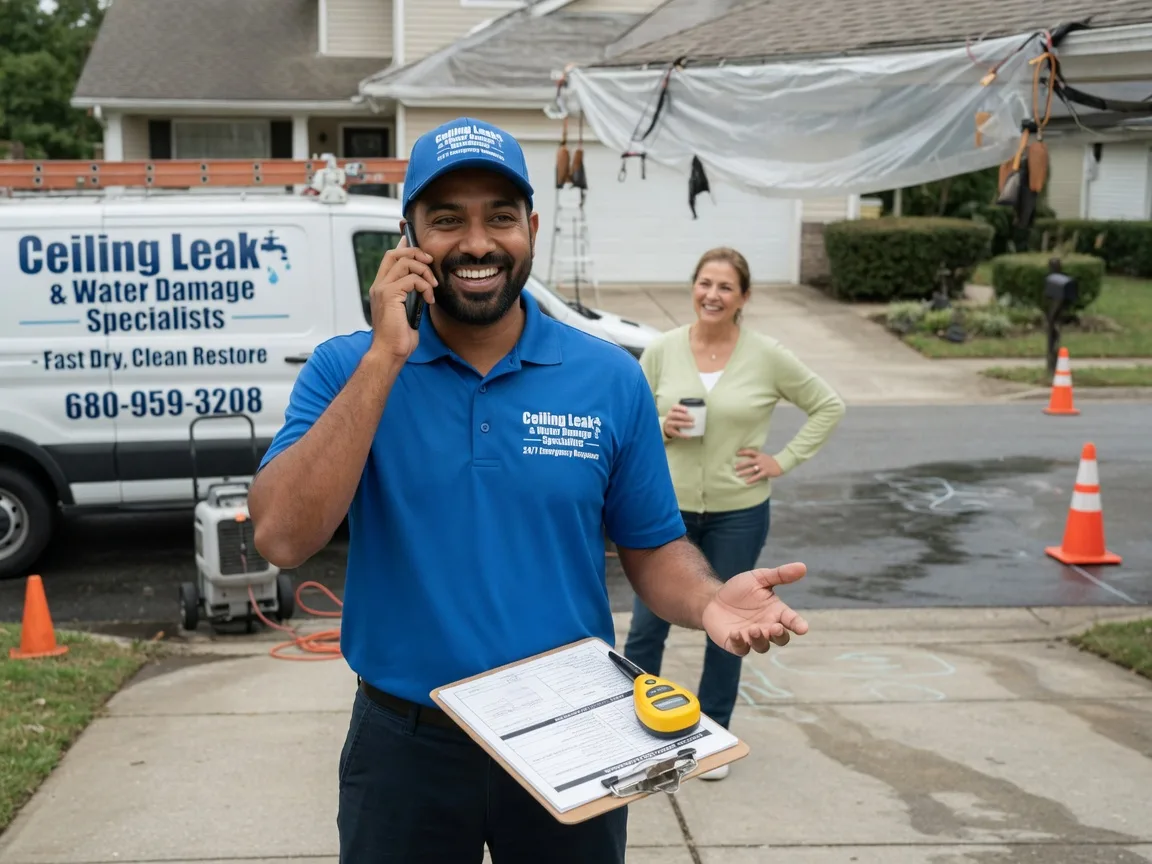 Ceiling Leak Cleanup Columbus, MT FAQs